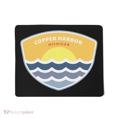Copper Harbor Michigan Mi Sunset Vacation Souvenir Mousepad