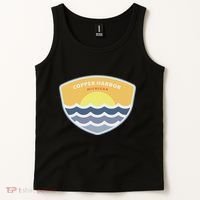 Copper Harbor Michigan Mi Sunset Vacation Souvenir Tank Top thumb 2