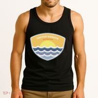 Copper Harbor Michigan Mi Sunset Vacation Souvenir Tank Top thumb 3