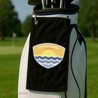 Copper Harbor Michigan Mi Sunset Vacation Souvenir Golf Towel thumb 2