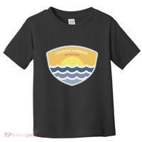 Copper Harbor Michigan Mi Sunset Vacation Souvenir Toddler T-Shirt thumb 0