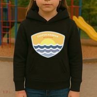Copper Harbor Michigan Mi Sunset Vacation Souvenir Kids Hoodie thumb 3