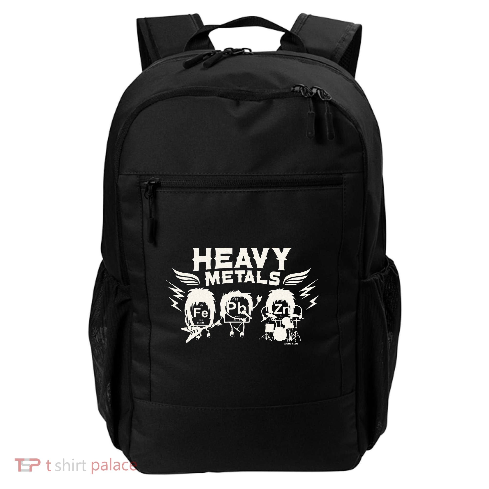 Chemistry Heavy Metals Geek Nerd Funny Chemist Backpack