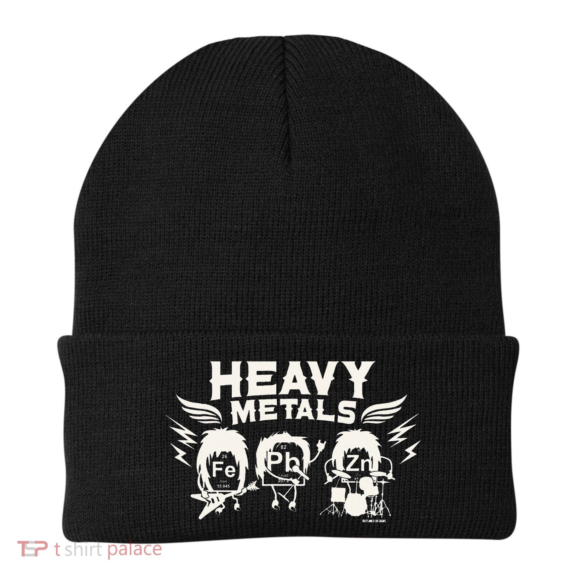 Chemistry Heavy Metals Geek Nerd Funny Chemist Beanie