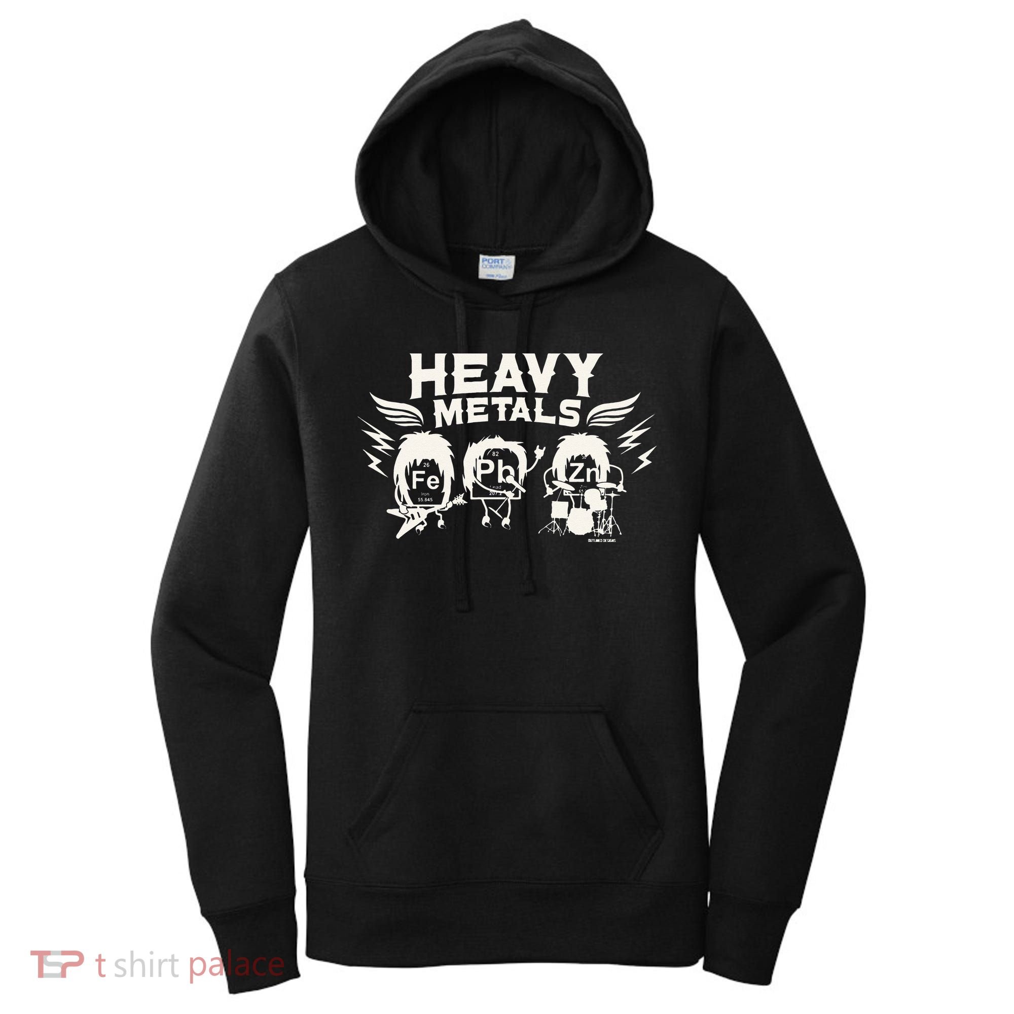 Chemistry Heavy Metals Geek Nerd Funny Chemist Women's Hoodie