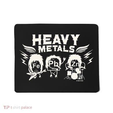 Chemistry Heavy Metals Geek Nerd Funny Chemist Mousepad