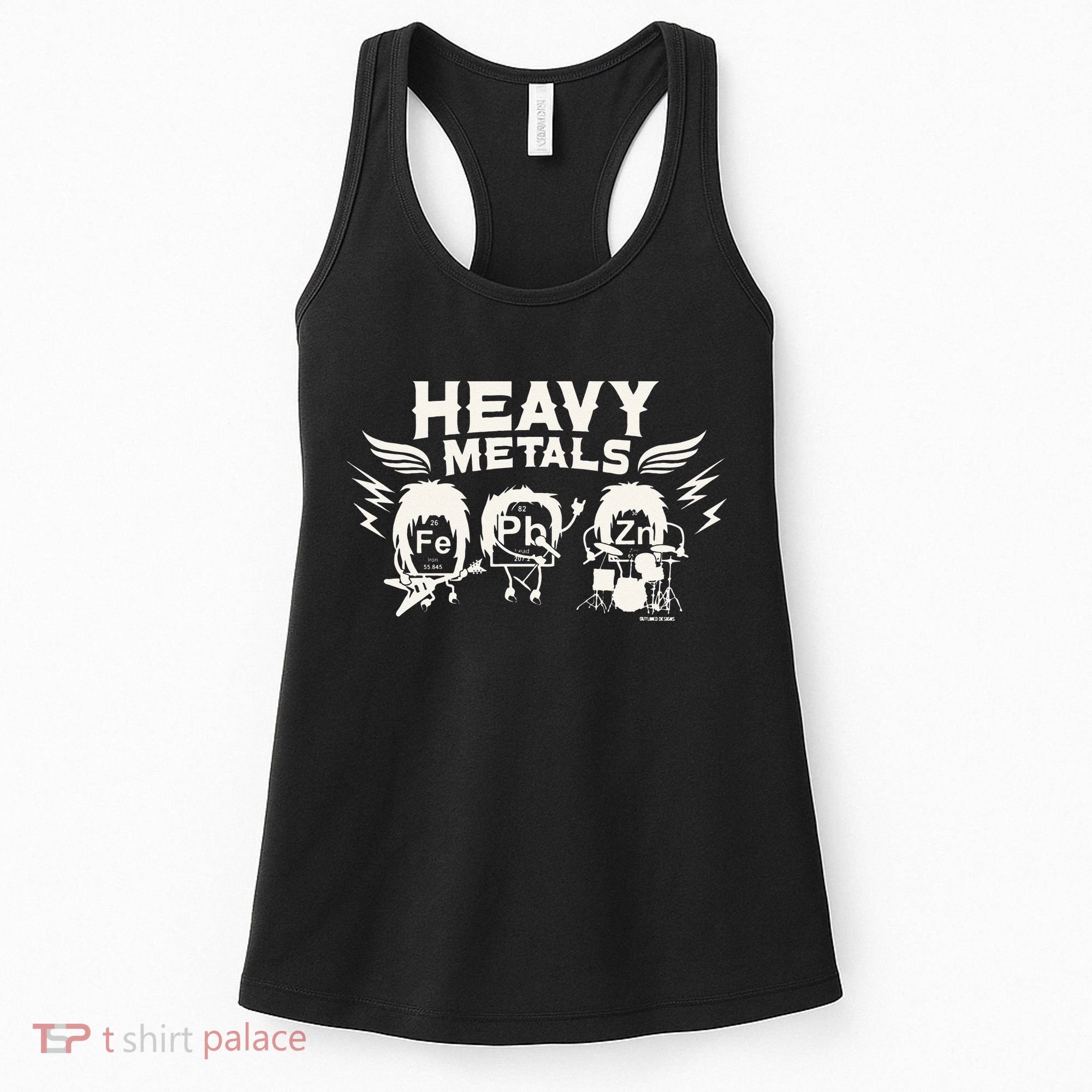 Chemistry Heavy Metals Geek Nerd Funny Chemist Women's Tank Top