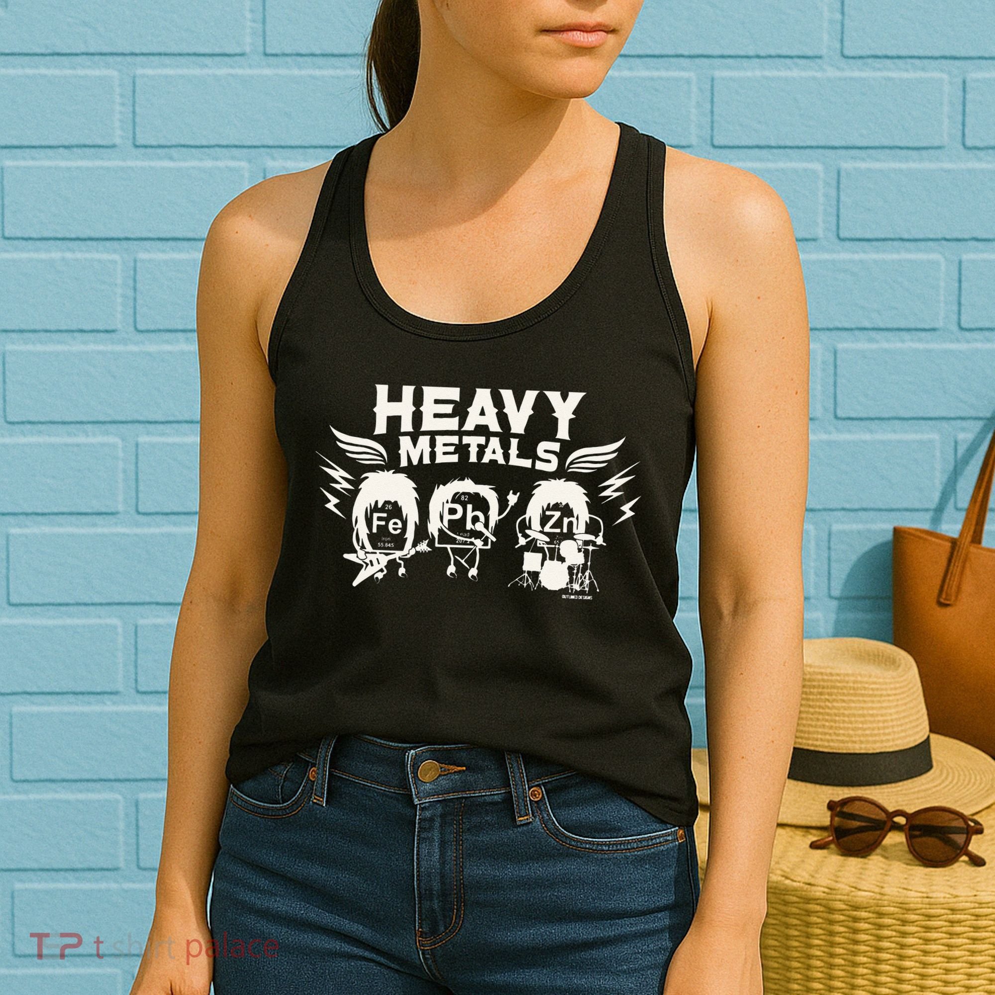 Chemistry Heavy Metals Geek Nerd Funny Chemist Women's Tank Top