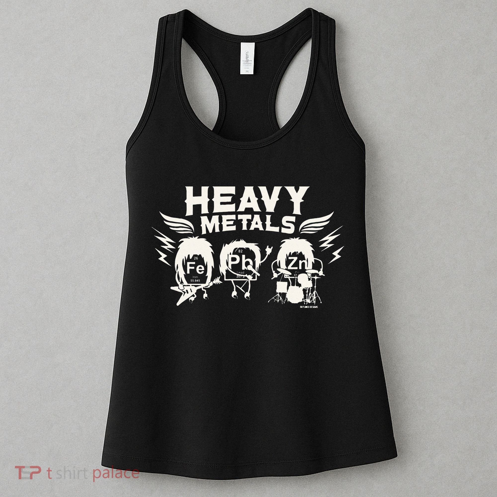 Chemistry Heavy Metals Geek Nerd Funny Chemist Women's Tank Top