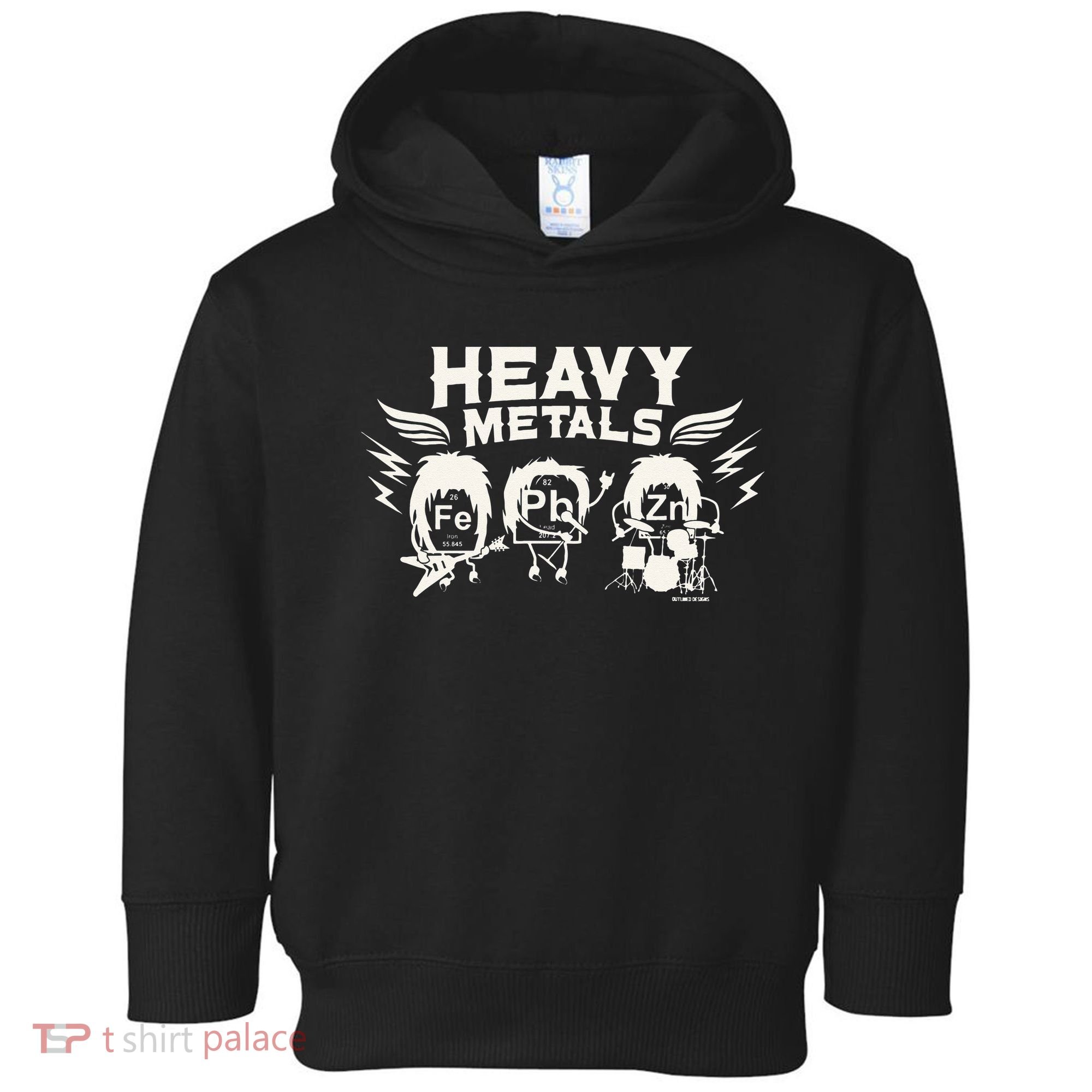 Chemistry Heavy Metals Geek Nerd Funny Chemist Toddler Hoodie