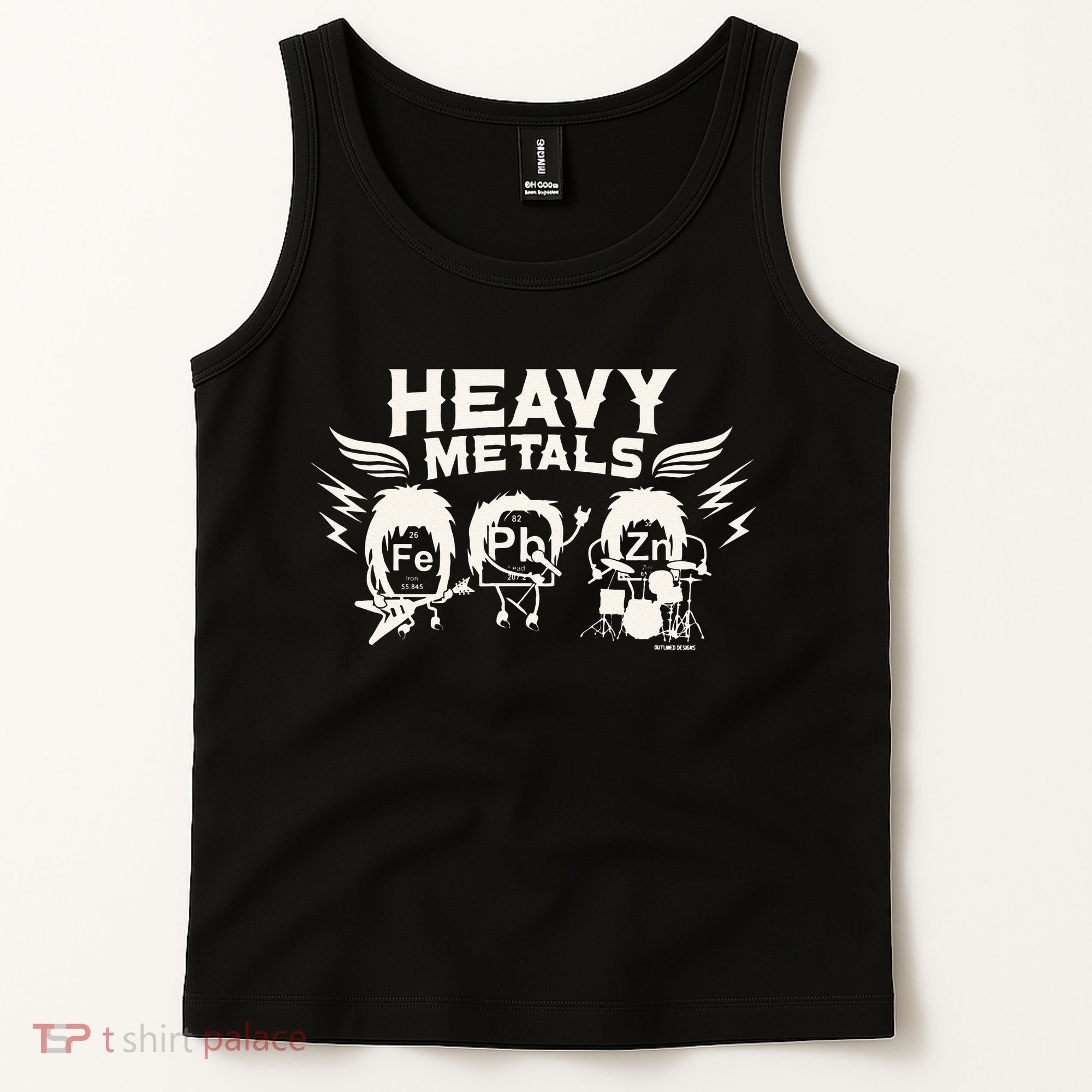 Chemistry Heavy Metals Geek Nerd Funny Chemist Tank Top