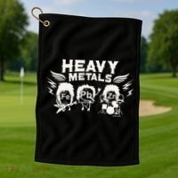 Chemistry Heavy Metals Geek Nerd Funny Chemist Golf Towel thumb 1