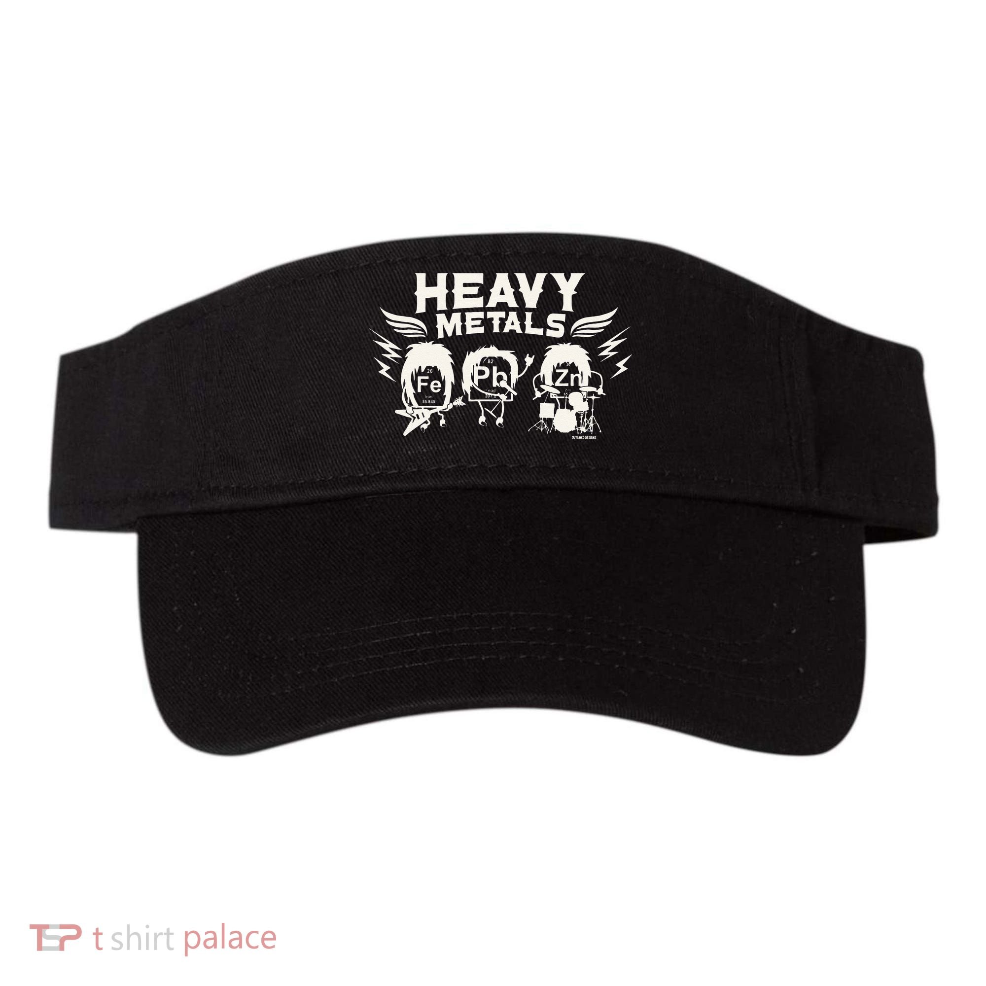 Chemistry Heavy Metals Geek Nerd Funny Chemist Visor