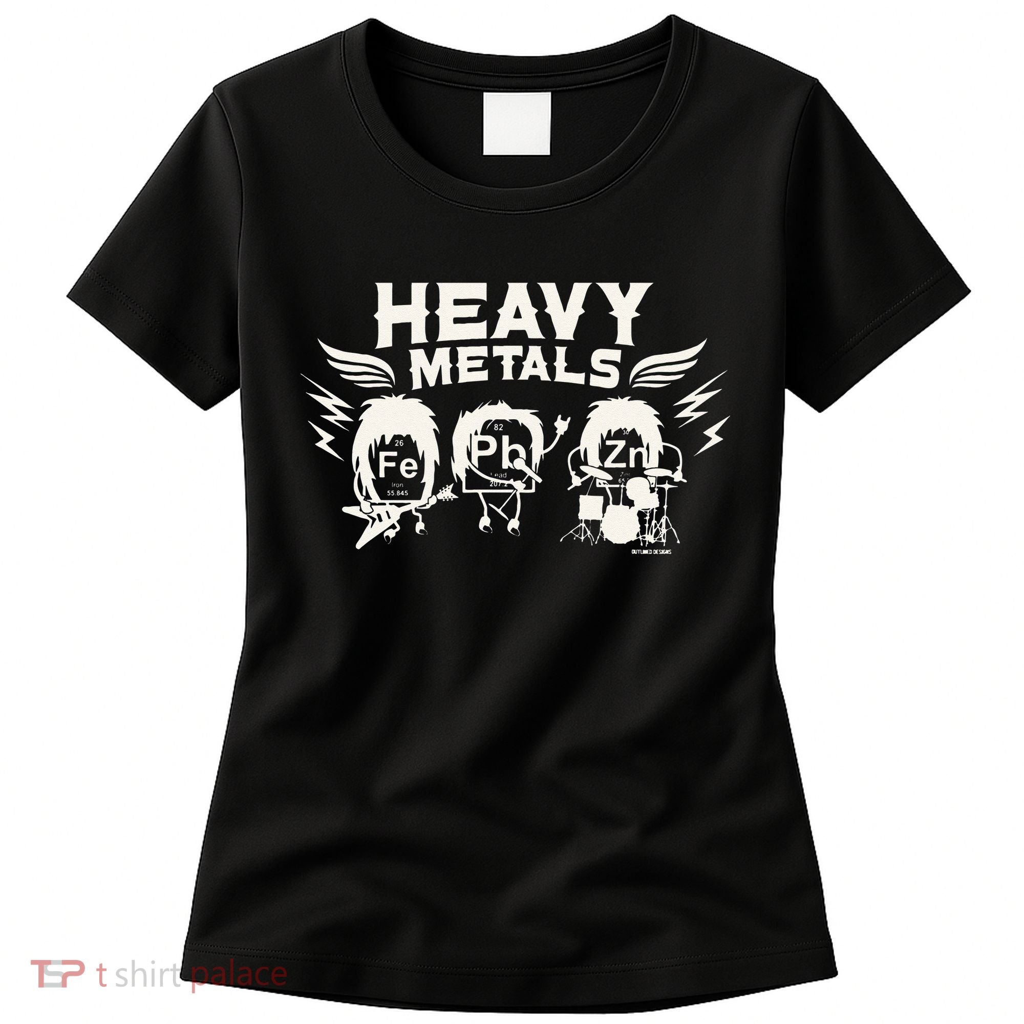 Chemistry Heavy Metals Geek Nerd Funny Chemist Women's T-Shirt
