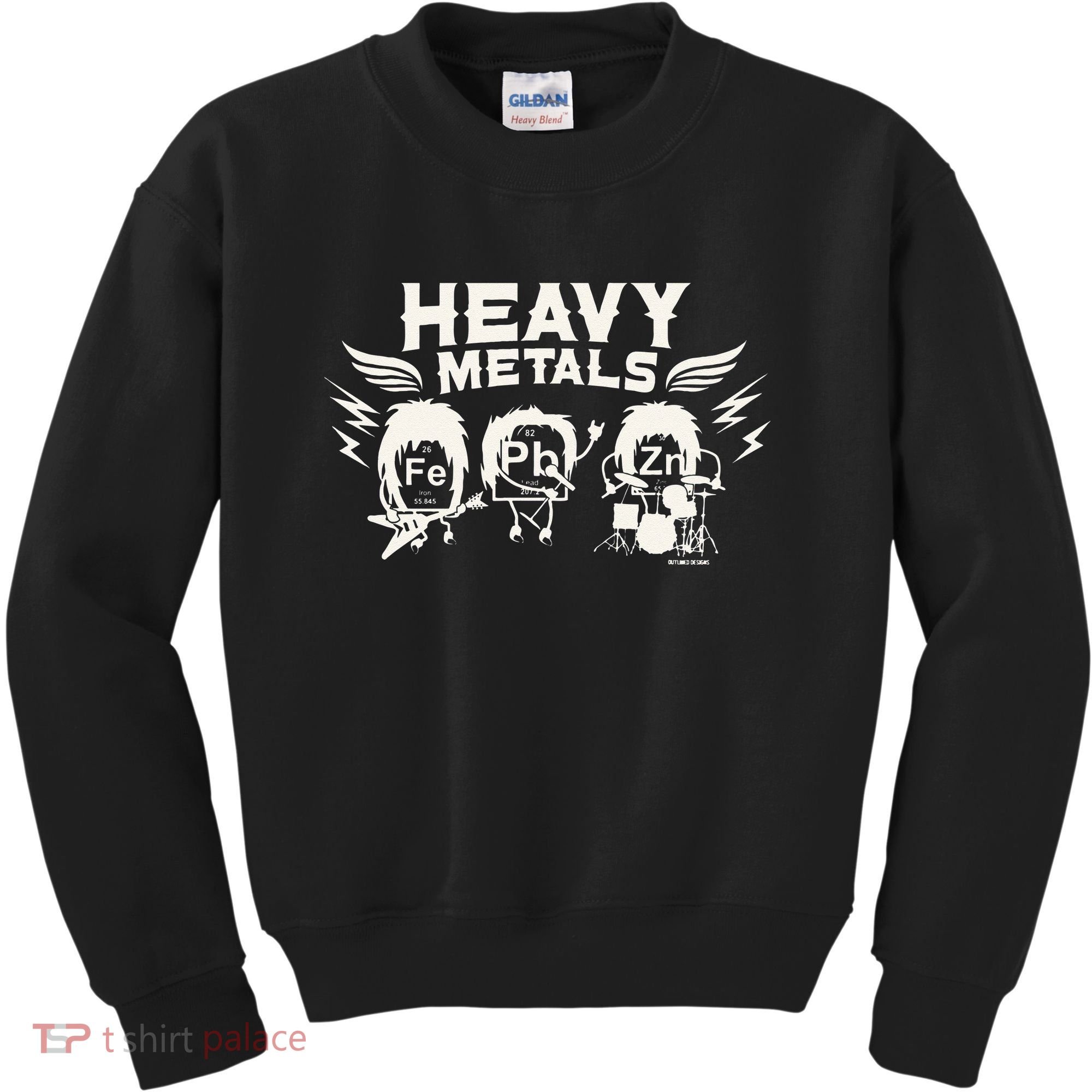 Chemistry Heavy Metals Geek Nerd Funny Chemist Kids Sweatshirt