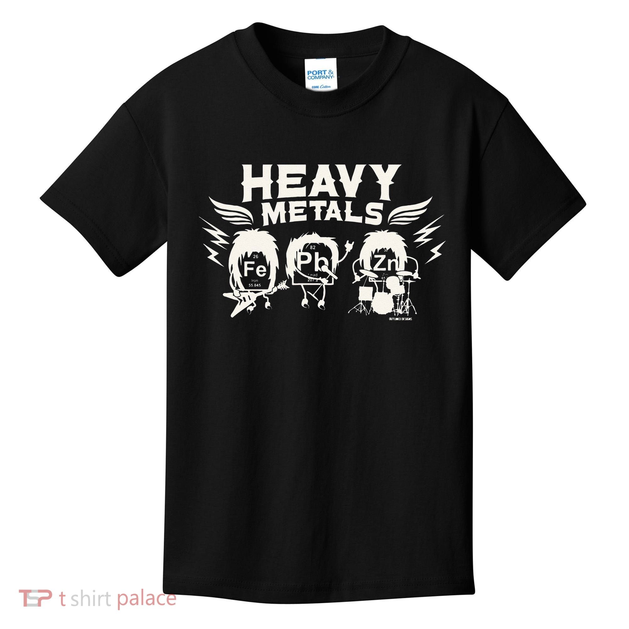 Chemistry Heavy Metals Geek Nerd Funny Chemist Kids T-Shirt