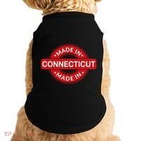 Connecticut Home Made In Connecticut Funny Label Doggie Tank thumb 0