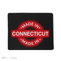 Connecticut Home Made In Connecticut Funny Label Mousepad thumb 0