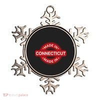 Connecticut Home Made In Connecticut Funny Label Ornament thumb 0