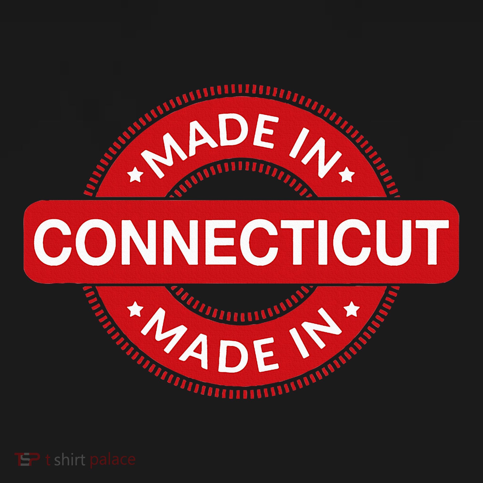 Connecticut Home Made In Connecticut Funny Label Women's Tank Top