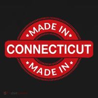 Connecticut Home Made In Connecticut Funny Label Baby Bodysuit thumb 2