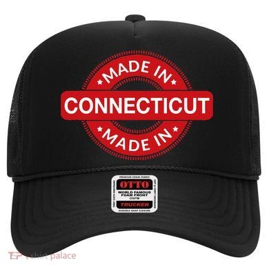 Connecticut Home Made In Connecticut Funny Label Hat