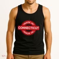 Connecticut Home Made In Connecticut Funny Label Tank Top thumb 3