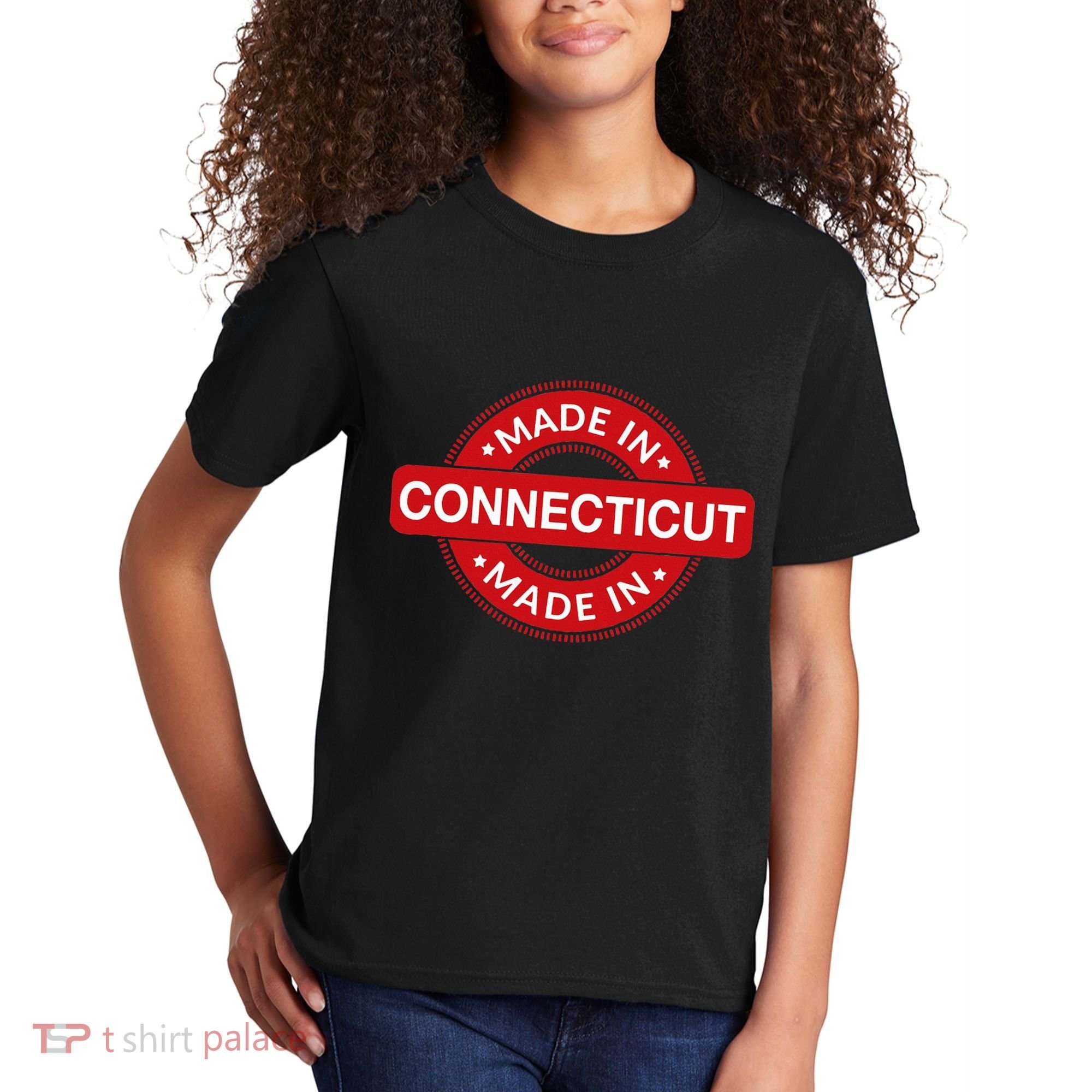Connecticut Home Made In Connecticut Funny Label Kids T-Shirt