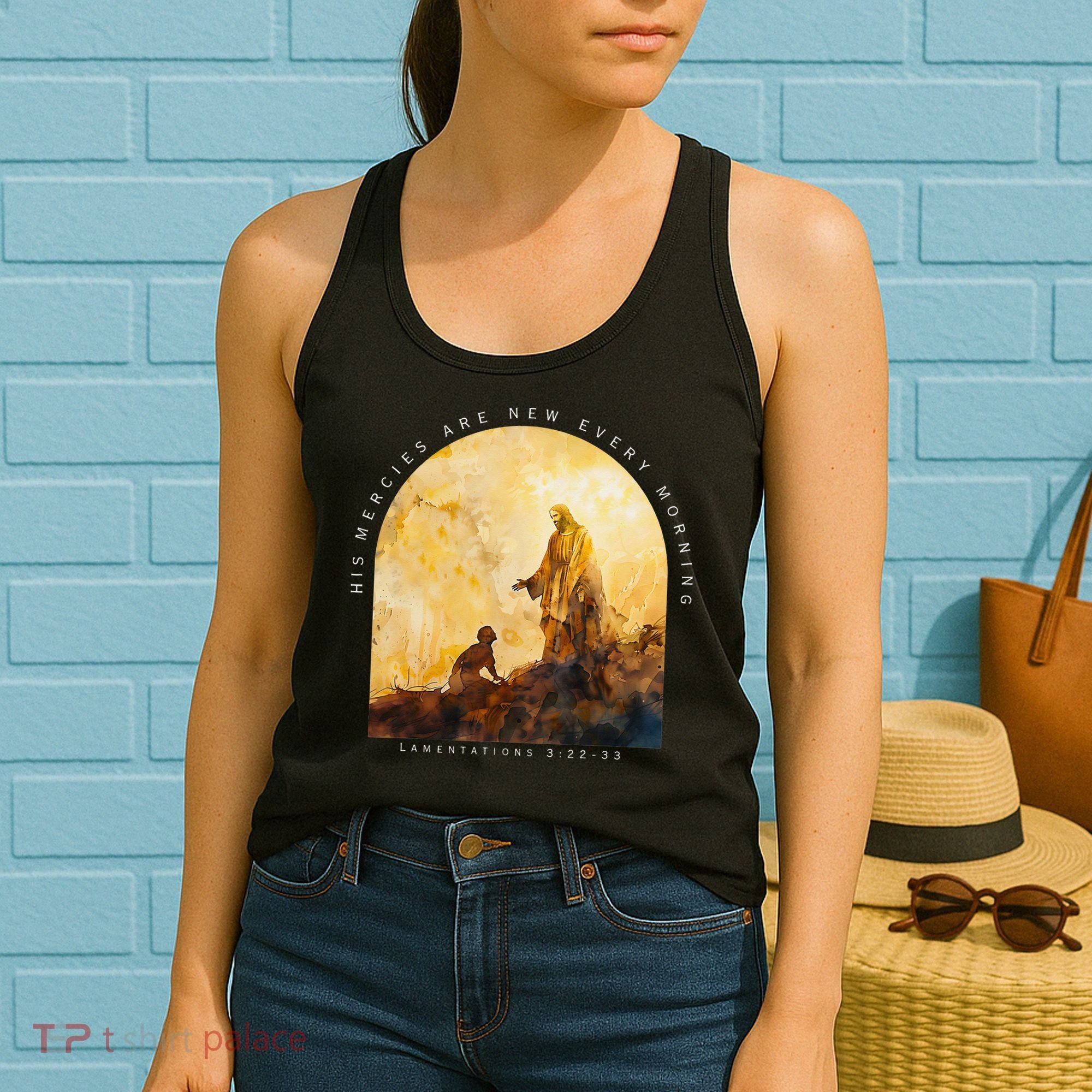 Christian His Mercies Are New Every Morning Bible Jesus Women's Tank Top