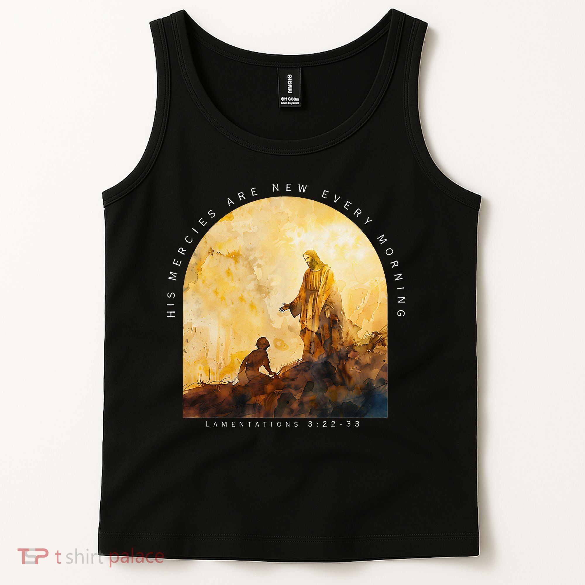 Christian His Mercies Are New Every Morning Bible Jesus Tank Top