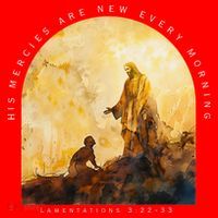 Christian His Mercies Are New Every Morning Bible Jesus Santa Hat thumb 1