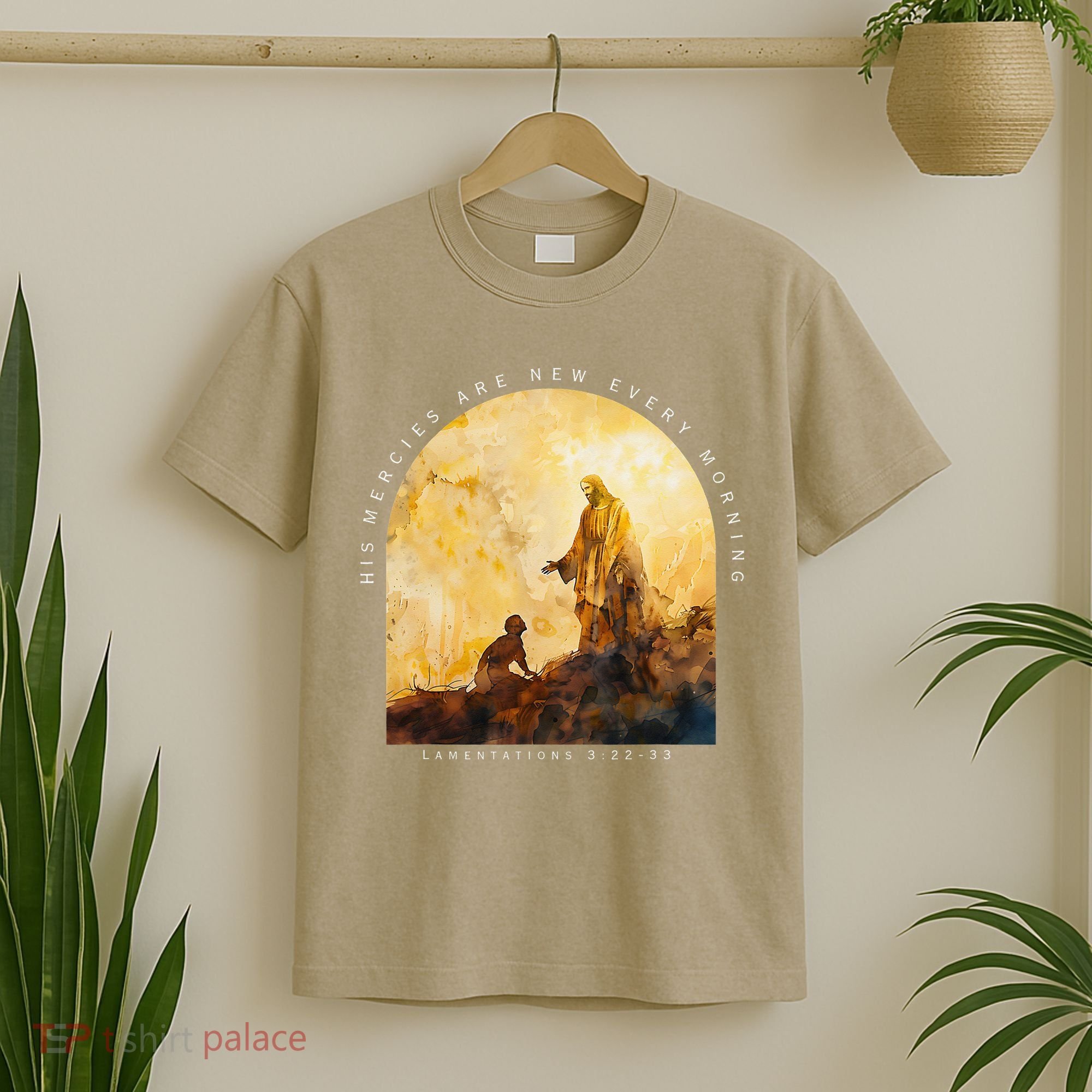 Christian His Mercies Are New Every Morning Bible Jesus T-Shirt