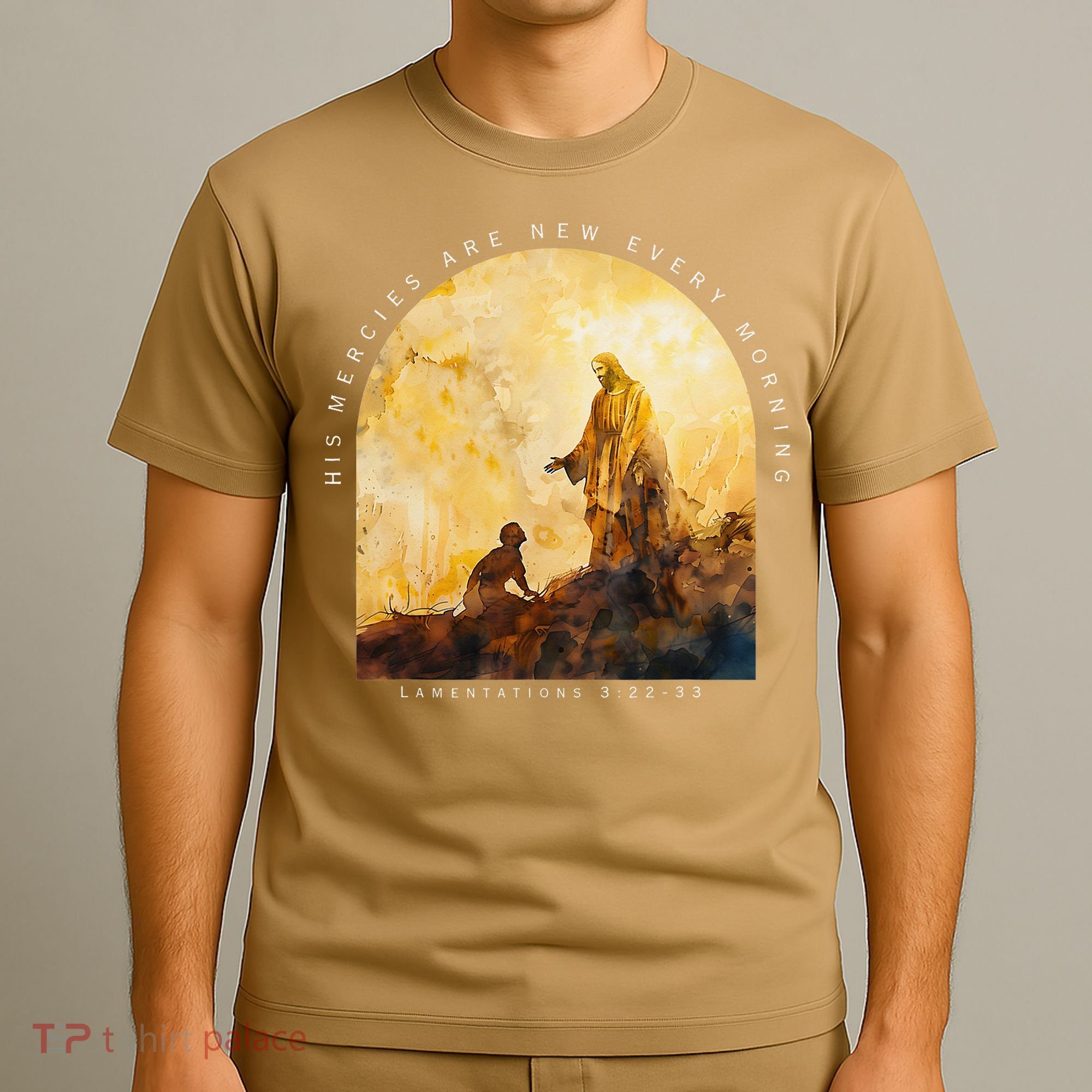 Christian His Mercies Are New Every Morning Bible Jesus T-Shirt