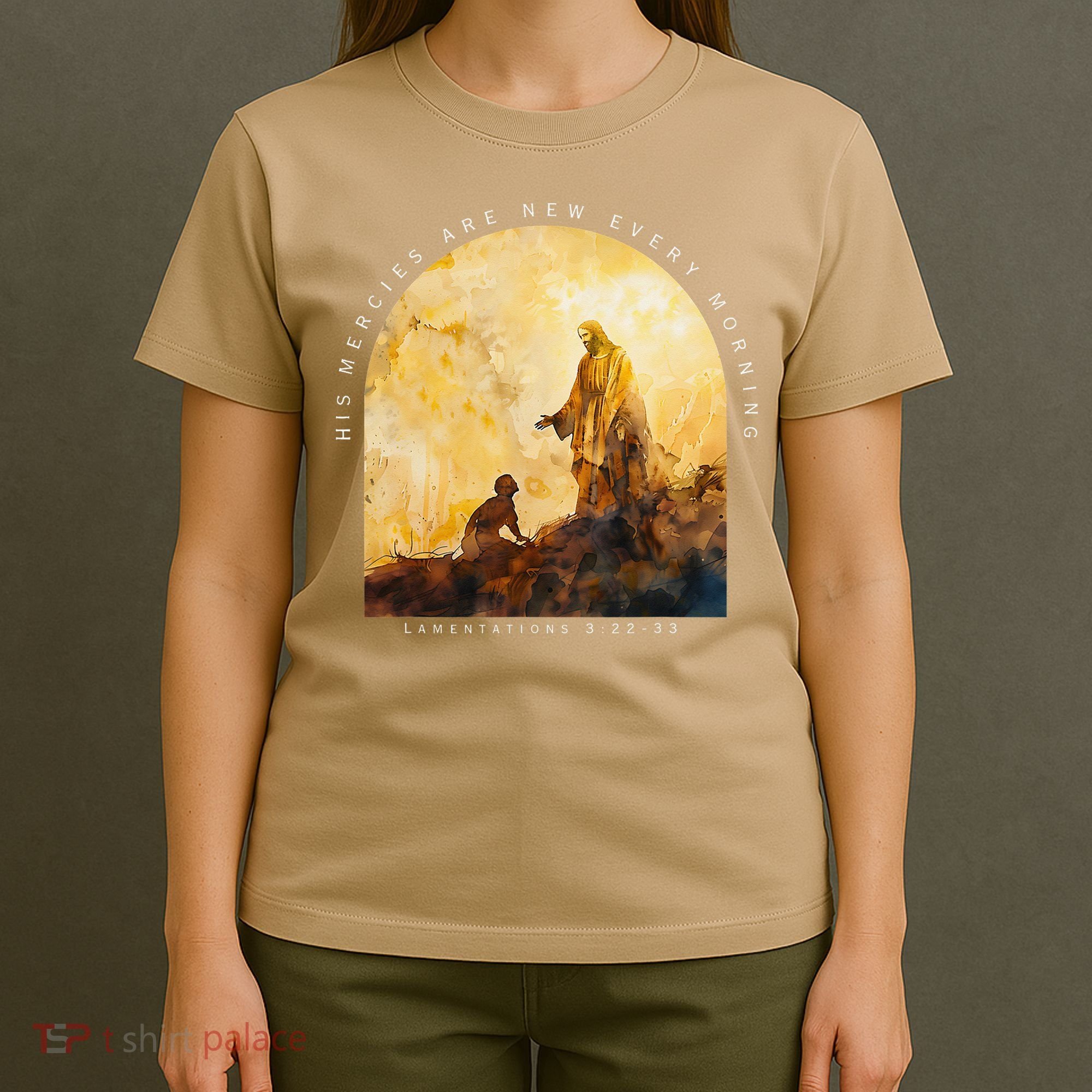 Christian His Mercies Are New Every Morning Bible Jesus T-Shirt