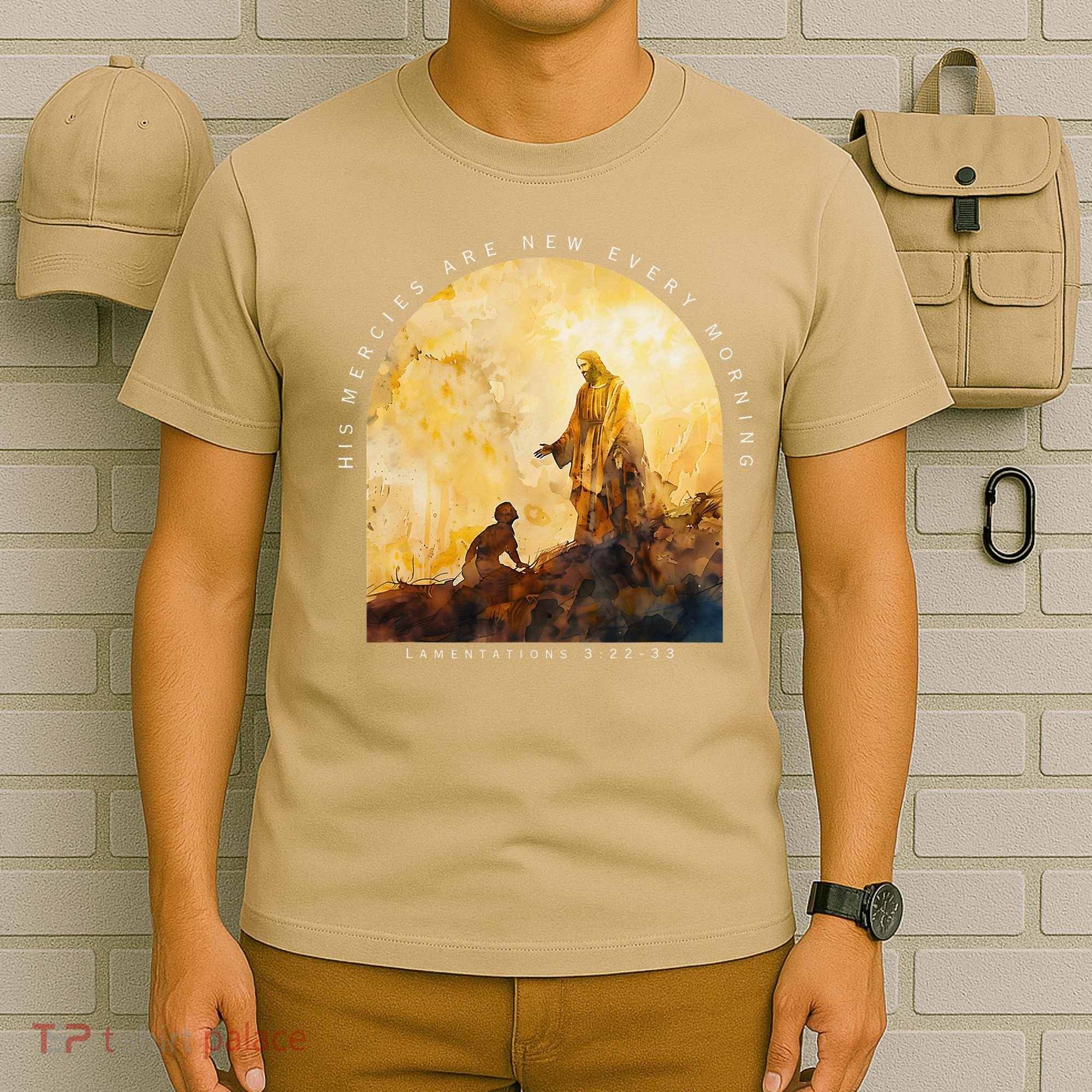 Christian His Mercies Are New Every Morning Bible Jesus T-Shirt
