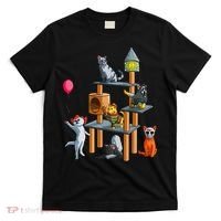 Cat Horror Movies Cute Halloween For Cat Kitty Lovers T-Shirt thumb 0