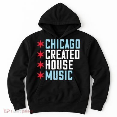 Chicago House Music Vintage DJ EDM Hoodie