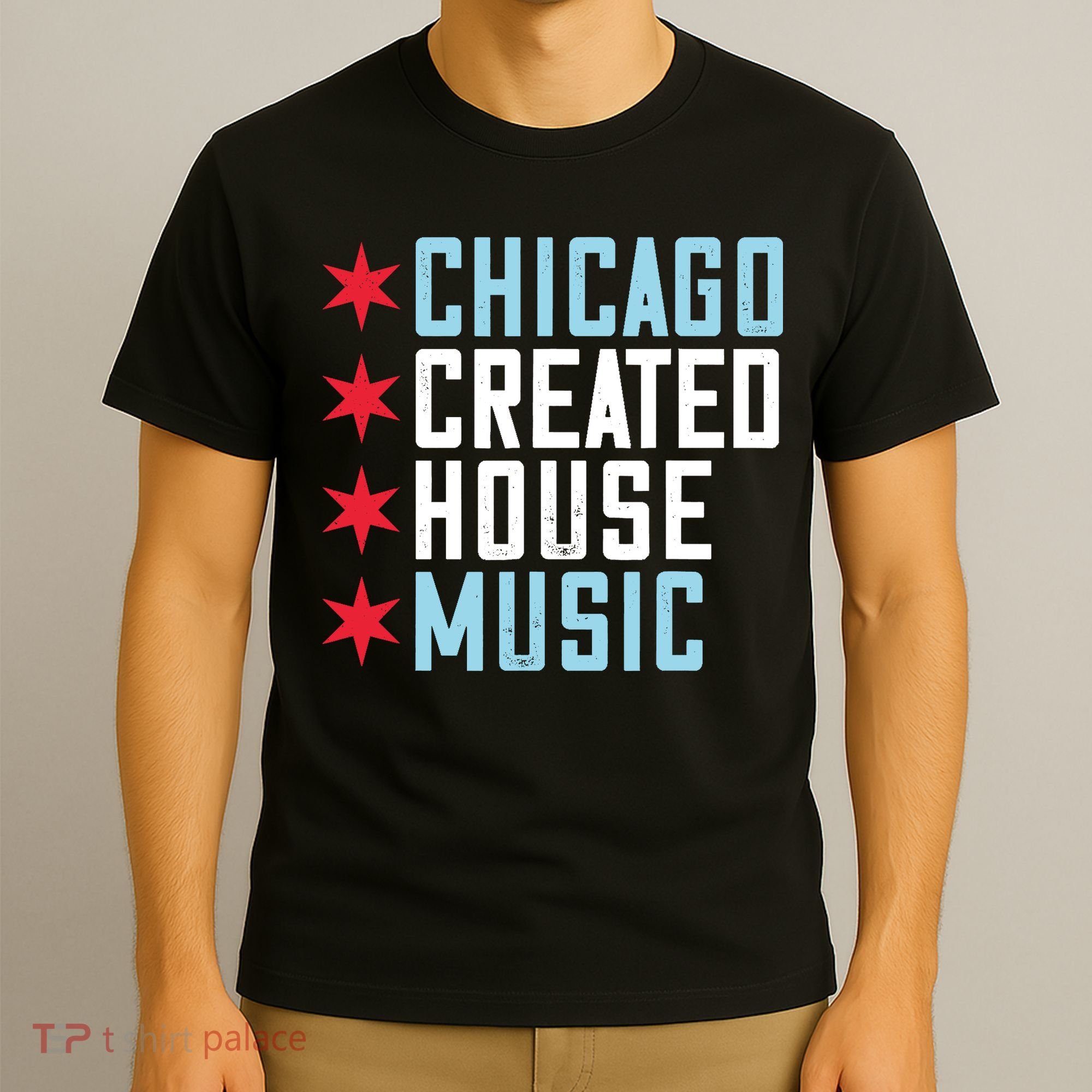 Chicago House Music Vintage DJ EDM T-Shirt