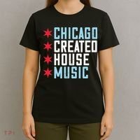Chicago House Music Vintage DJ EDM T-Shirt thumb 4