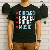 Chicago House Music Vintage DJ EDM T-Shirt thumb 6