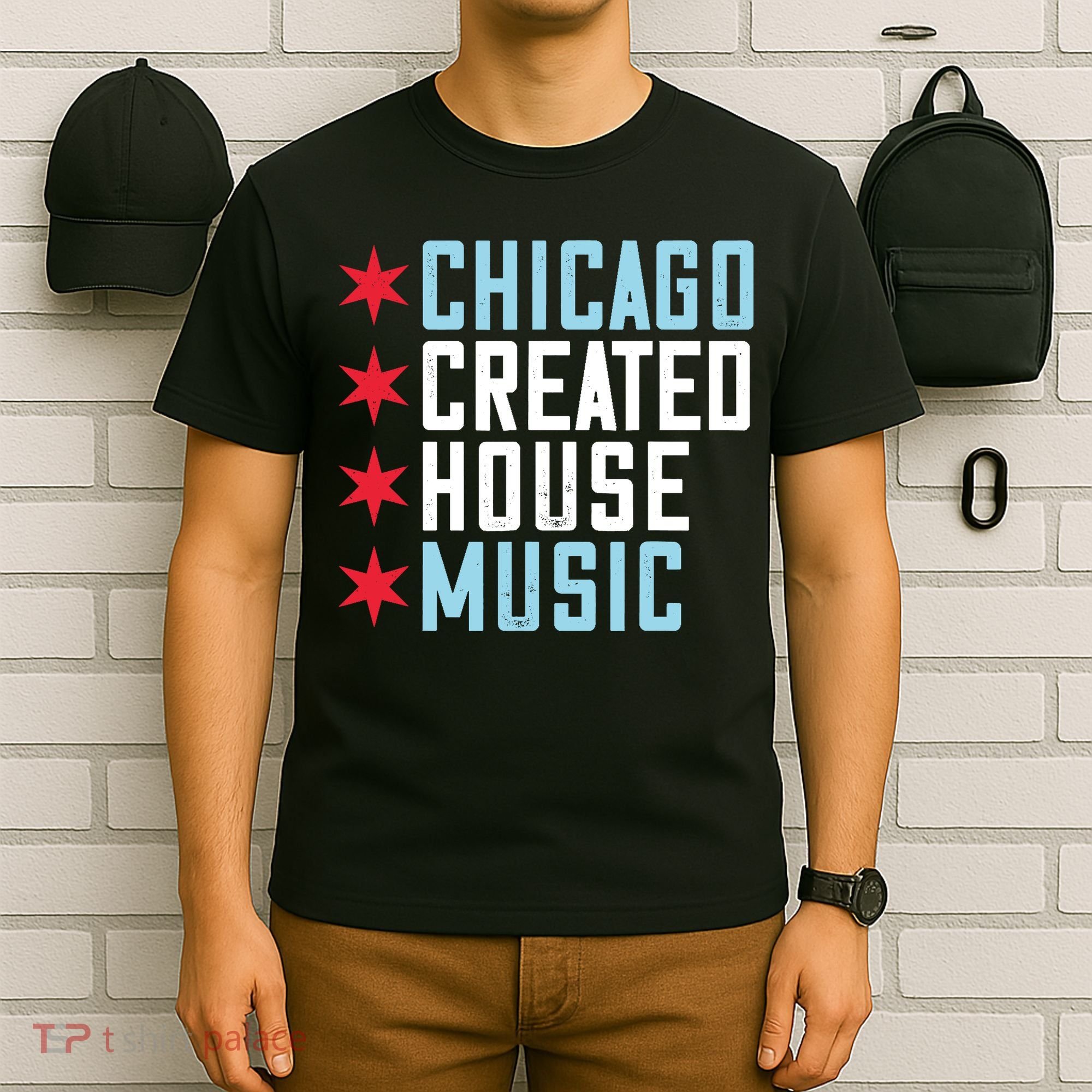 Chicago House Music Vintage DJ EDM T-Shirt