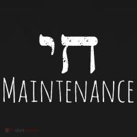 Chai High Maintenance Funny Hebrew Jewish Coaster thumb 2