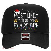 Christmas Holiday Most Likely To Get Run Over By A Reindeer Hat thumb 0