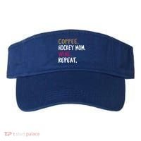 Coffee Hockey Mom Wine Repeat Cool Gift Visor thumb 0