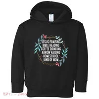 Christian Homeschool Mom Toddler Hoodie thumb 0