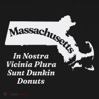 Click Hole Massachusetts In Nostra Vicinia Plura Sunt Dunkin Donuts Women's Hoodie thumb 2