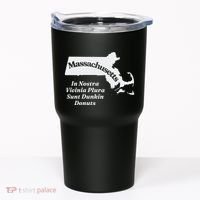 Click Hole Massachusetts In Nostra Vicinia Plura Sunt Dunkin Donuts Tumbler thumb 0
