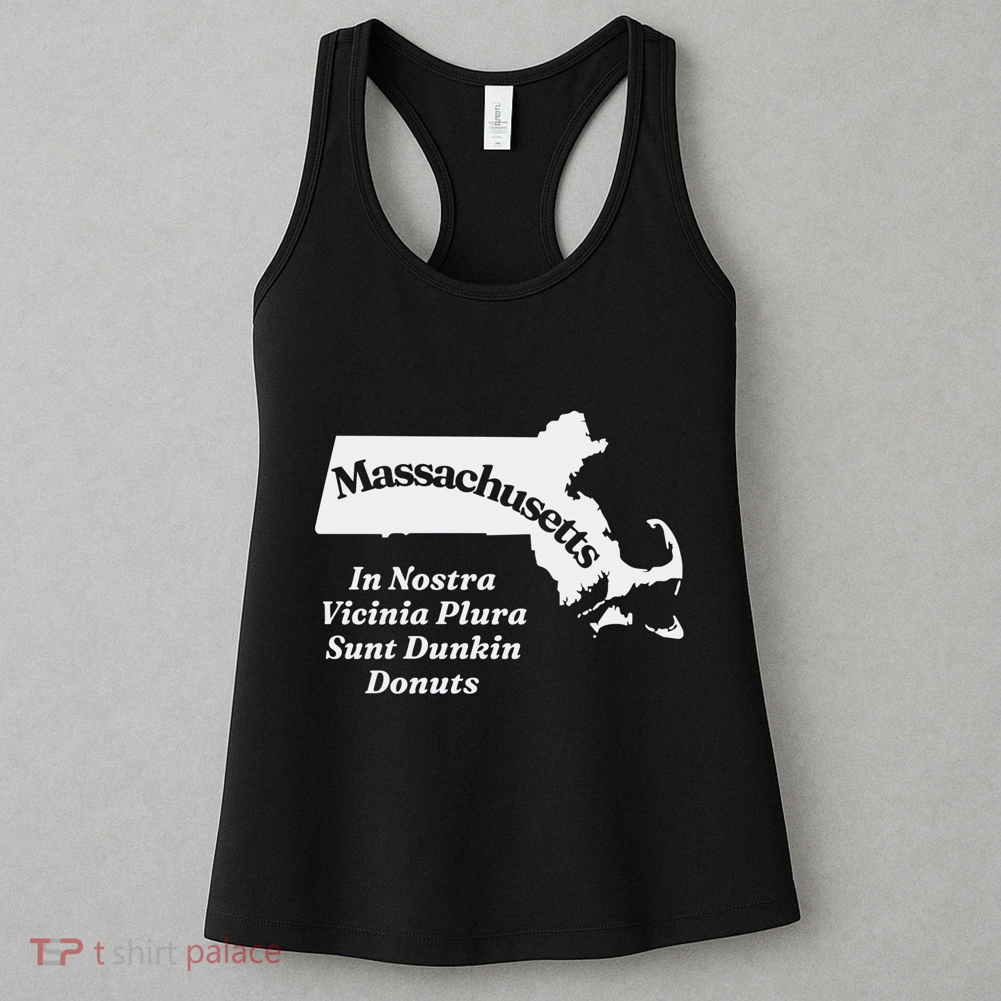 Click Hole Massachusetts In Nostra Vicinia Plura Sunt Dunkin Donuts Women's Tank Top