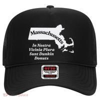 Click Hole Massachusetts In Nostra Vicinia Plura Sunt Dunkin Donuts Hat thumb 0