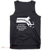 Click Hole Massachusetts In Nostra Vicinia Plura Sunt Dunkin Donuts Tank Top thumb 0